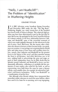 ''Nelly, I Am Heathcliff!": the Problem of 'Identification'' in Wuthering Heights