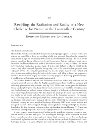 Rewilding: the Realisation and Reality of a New Challenge for Nature in the Twenty-First Century