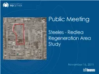 Steeles - Redlea Insert: Context Image, Regeneration Area Rendering Study