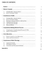 Table of Contents