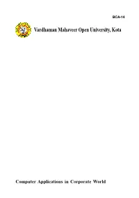 Vardhaman Mahaveer Open University, Kota
