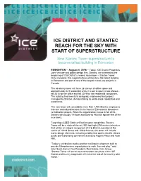 Ice District and Stantec Reach for the Sky with Start of Superstructure