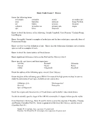 Study Guide Exam 3 - Heroes
