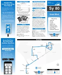 Grant Blvd It on Bus Tracker, the Gocentrobus App, Or Money and Speed up the Boarding Process