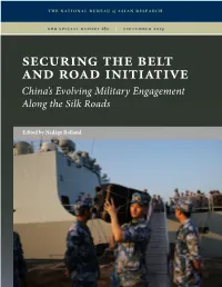 Securing the Belt and Road Initiative: China's Evolving Military