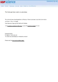 The Holst Spin Foam Model Via Cubulations