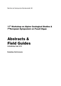 Abstracts & Field Guides