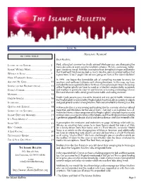 Issue 16 Editor ...2 Islamic