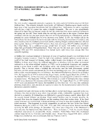 Chapter 4: Fire Hazards