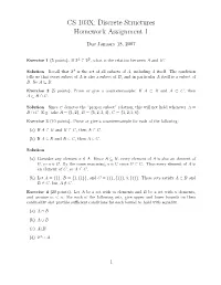 CS 103X: Discrete Structures Homework Assignment 1
