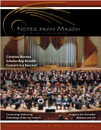 Notes from Mason 2009