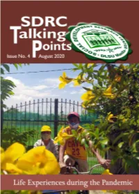 SDRC Talking Points Issue No. 4