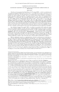 UNORTHODOX CIVIL PROCEDURE: MODERN MULTI-DISTRICT LITIGATION’S PLACE in the TEXTBOOK UNDERSTANDINGS of PROCEDURE Abbe R