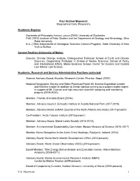 Paul Andrew Mayewski CV