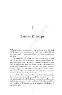 1 Back to Chicago