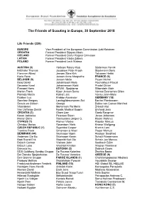 180930 the Friends of Scouting in Europe