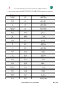 Full Hotel List (Website PDF)