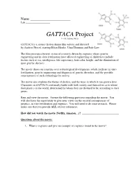 GATTACA Project Jose R