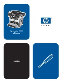 HP Laserjet 3380 All-In-One Service Manual