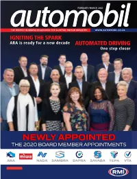 NEWLY APPOINTED the 2020 BOARD MEMBER APPOINTMENTS Driven by SECURITY