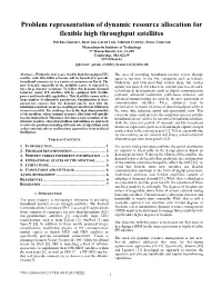 Problem Representation of Dynamic Resource Allocation for Flexible High