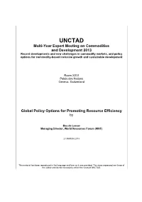 Resource Efficiency By