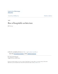 Rise of Hospitable Architecture Bill M