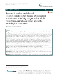 Systematic Review and Clinical Recommendations for Dosage Of