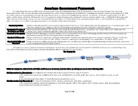 American Government Framework