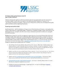 At a Glance: April 23, 2020 (PDF)