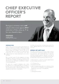 Chief Executive Officer's Report