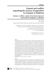 Context and Conflict: Unpacking the Sources of Opposition to Mosques In