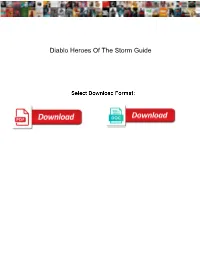 Diablo Heroes of the Storm Guide