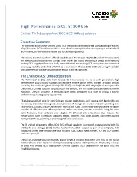 High Performance Iscsi at 100Gbe