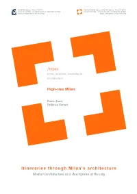 Itineraries Through Milan's Architecture