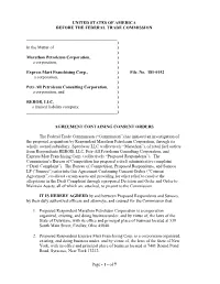 Marathon Agreement