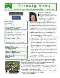 Prickly News 2018 January