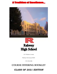 Rahway High School Mission Statement 5