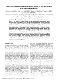 Review and Reassessment of Hazards Owing to Volcano–Glacier Interactions in Colombia