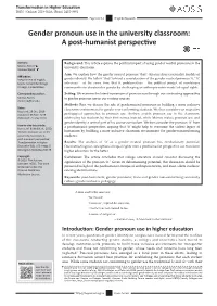 Gender Pronoun Use in the University Classroom: a Post-Humanist Perspective