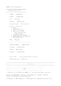 ZSNES V1.51 Documentation