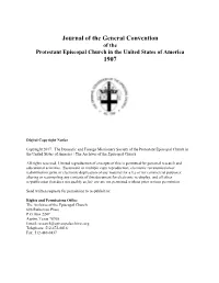 1907 Journal of General Convention