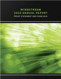 2010 Annual Report Windstream