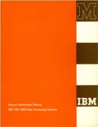709·7090 Data Processing System