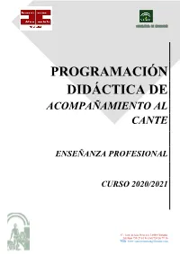 Acompañamiento Al Cante