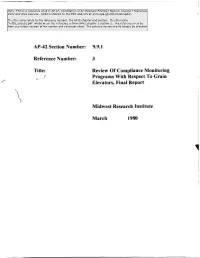 AP42 Chapter 9 Reference