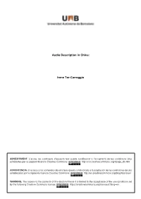 Audio Description in China