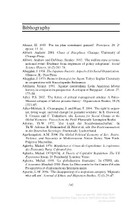 Downloaded from Elgar Online at 10/01/2021 08:56:15AM Via Free Access Bibliography ­543