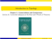Introduction to Topology