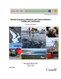 Liability and Compensation Discussion Paper